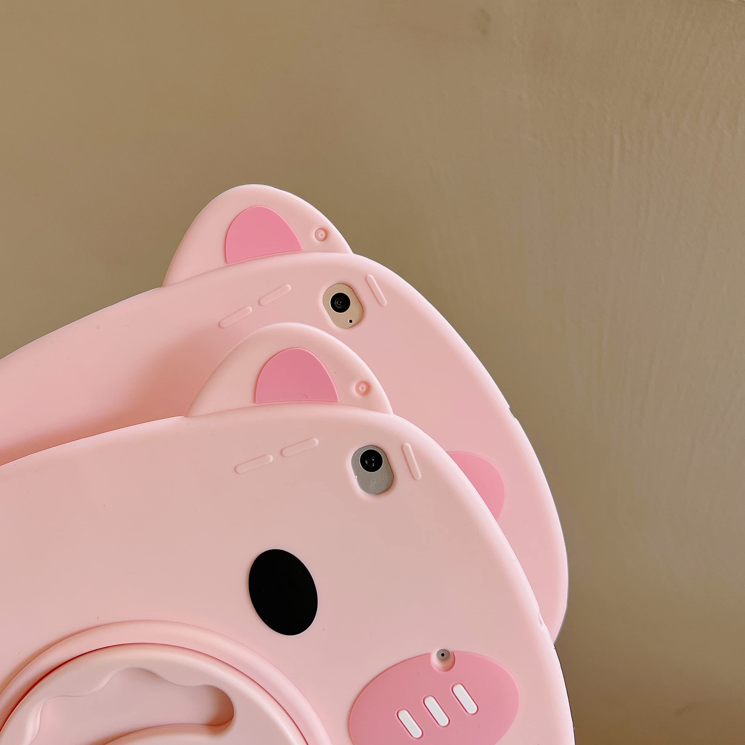 Amazon.com: Soft Silicone Pink Pig Pattern Tablet Case with